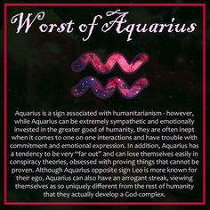 an image of the zodiac sign for aquarius, which is written in black and red