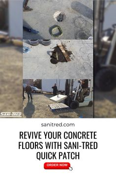 Revive Your Concrete Floors with Sani-Tred Quick Patch Floor Makeover, Liquid Rubber, Pool Decks, Diy Tutorials, Diy Home Improvement, Concrete Floors, Decks, Interior And Exterior, Repair