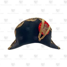 Immerse yourself in the grandeur of the past with our Deluxe Napoleonic Hat, a masterpiece crafted for history enthusiasts and reenactment aficionados. This exquisite piece is a tribute to one of history's most iconic figures, Napoleon Bonaparte, embodying the elegance and splendor of the Napoleonic era. Crafted from 100% premium polyester, our bicorne hat features a luxurious velvet finish that promises comfort and durability. Its design faithfully replicates the iconic bicorne style Napoleon w Bicorne Hat, Bicorn Hat, Napoleon Bonaparte, Historical Reenactment, Costume Hats, Trim Detail, French Fashion, Costume Accessories, The Past