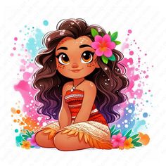 Moana Painting Ideas, Moana Outline, Moana Cake Pops, Princess Digital Art, Color Splash Background, Moana Clipart, Moana Drawing, Cinderella Cartoon, Disney Moana Art