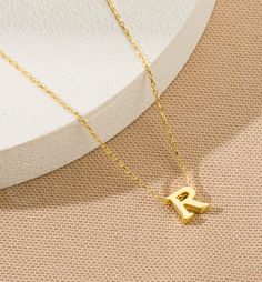 Minimalist Gold Initial Pendant Necklace - Dainty Personalized Letter R Necklace Perfect Gift For Her -Mom Gift - Birthday Gift For Her ✨ Celebrate individuality with our Minimalist Gold Initial Pendant Necklace. This dainty necklace features a customizable letter R pendant, making it the perfect gift for moms, birthdays, or any special occasion. Expertly crafted from high-quality materials, this necklace adds a touch of sophistication to any outfit. Whether worn alone or layered with other piec Gold Initial Pendant, Initial Pendant Necklace, Gold Initial, Perfect Gift For Mom, Initial Pendant, Christmas Jewelry, Perfect Gift For Her, Stylish Gifts, Dainty Necklace