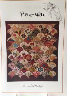 the book cover for pie - mee quilts by michael designs, featuring an image of