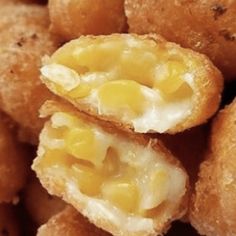 some fried food is sitting on a plate