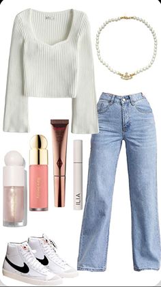 Simple Outfits For School, Casual Preppy Outfits, Looks Party, Trendy Outfits For Teens, Cute Lazy Day Outfits, Estilo Preppy, Cute Preppy Outfits, School Looks