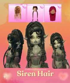 Siren Hair, Shark Dress, Beautiful Eyes Color, Braided Hairdo, Dress Hairstyles