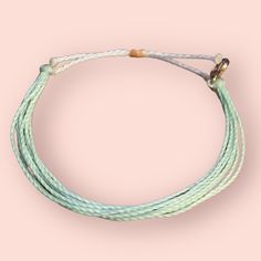 New Without Tags With With Pale Green Bracelet Puravida Bracelet, Puravida Bracelets, Bracelets Pura Vida, Pura Vida Jewelry, Green Bracelet, Pura Vida Bracelets, Birthday List, Pale Green, Green And White