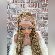 Women Braided Wig 13x6 With Adjustable Band,Our Unite Is Made To Fit We Can Customize Any Unit For You ..#Fyp #Wigs#Buynow#Blackwomen Wig Color, Braided Wig, Braids Wig, Wig Hairstyles, Womens Hairstyles, Wigs, Braids, The Unit, Band