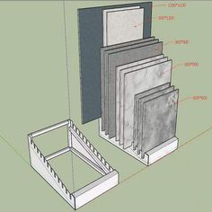 the diagram shows different types of doors and frames in various sizes, shapes, and colors