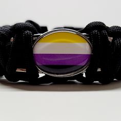 Brand New Women's Non-Binary Pride Flag Lgbt Charm Bracelet Wristband. Size Small Nonbinary Bracelet, Flag Lgbt, Non Binary Pride, Non Binary, Handcrafted Accessories, Pride Flag, Pride Flags, Hand Crafted, Charm Bracelet