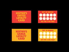 four different types of stickers on a black background with the words, heeton's sangsa lovable card