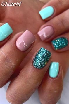 Hairstylist Nails Ideas, Colorful Nails, Painted Nails, Cute Gel Nails, Short Acrylic Nails Designs, Dipped Nails, Beauty Stuff, Nail Technician