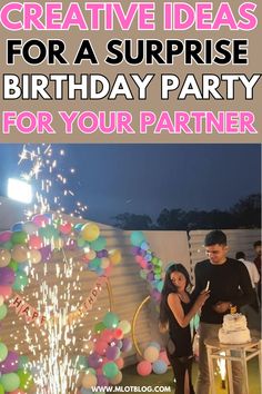 Creative Ideas for a surprise birthday party for your partner Husband Birthday Surprise, Birthday Morning Surprise, Surprise Birthday Party, Birthday Surprise Boyfriend, Girlfriend Surprise, Happy Birthday Daughter, Happy Birthday Dad