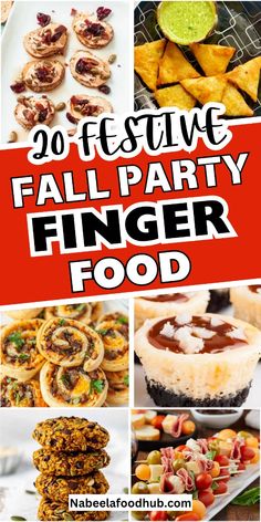 the top 20 festive fall party finger food recipes and desserts to try out