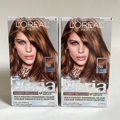 New Hard To Find Thank You In Advance For Shopping!! Beige Light Brown Hair Color Loreal, Loreal 6.21 Zurich, Loreal 7.1, Loreal 7, Feria Hair Color, Temporary Hair Color Spray, Golden Blonde Hair Color, Peach Hair Colors, Medium Golden Brown