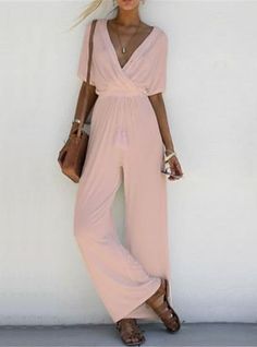 Black Jumpsuit Outfit, Belt Jumpsuit, Jumpsuit Outfit, Pink Jumpsuit, Short Sleeve Jumpsuits, Romper Outfit, Belted Shorts, Casual Jumpsuit, Jumpsuit With Sleeves