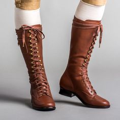 1920 Boots Women, Aviator Boots, Aviator Costume, Ideas Carnaval, Edwardian Aesthetic, London Clothes, Bessie Coleman, American Duchess, Button Boots