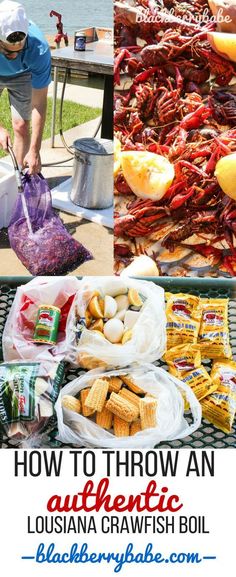 how to throw an authentic lusiana crawfish boil in the summertime