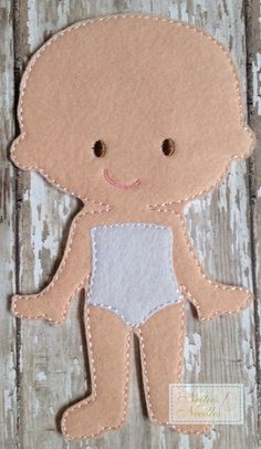 an image of a doll made out of felt