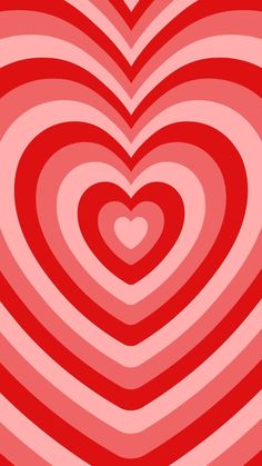 a red and white heart shaped background