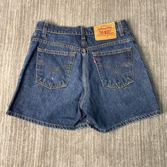 Vintage 90s Levis Regular Fit Basic Essential Classic Brand 1990s Fashion Streetwear Blue Denim Jean Shorts 30 Waist Women  Condition:  Excellent Used Condition  = No Flaws Measurements: Please see photos above for all measurements IF YOU BUY TWO OR MORE ITEMS USE THE CODE BUNDLE @ CHECK TO SAVE 20% WE SHIP WITHIN 24 HOURS AFTER PURCHASE! Please be aware that we do not offer free returns!! The Buyer is responsible for the cost of the return label.  Follow us on TikTok & Instagram @findsnostalgic and tag us in your finds Levi’s Shorts, 90s Jean Shorts, Thrift Manifest, Cute Jean Shorts, Levis Shorts, Long Jean Shorts, 90s Levis, Vintage Jean Shorts, Levis Vintage Clothing