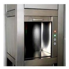 a stainless steel oven with the door open and green light at the bottom right side