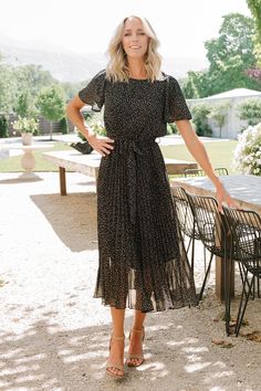 Prim Pleated Dress | Black Print Baltic Born, Boho Midi Dress, Dress Dusty, Chiffon Material, Satin Maxi Dress, Pleated Midi Dress, Ruffled Maxi Dress, Blue Midi Dress, Low Iron