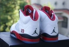 Air Jordan V Retro - "Fire Red/Black Tongue" | Freshness Mag Air Jordan 5, Cheap Nikes, Jordan 5