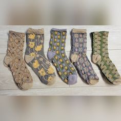 80% Polyester 20% Elastane Super Cute!!! Hosiery, Super Cute, Socks, Women Accessories, Yellow, Floral, Women Shopping, Color