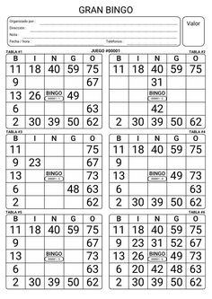 an image of a printable spanish number puzzle