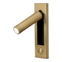 an image of a light that is on the side of a door handle with a flashlight in it