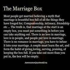 the marriage box is shown in black and white with an image of a man's face