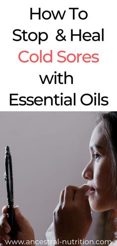 Essential Oils For Cold Sores, Cold Sore Remedy Overnight, Cold Sore Essential Oil, Essential Oil Blends For Colds, Natural Cold Sore Remedy, Warts Remedy, Cold Medicine, Essential Oils For Colds, Skin Natural Remedies