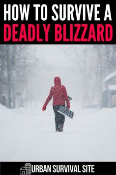 Learn how to survive a deadly blizzard with this comprehensive guide. Discover life-saving strategies for staying safe at home, in your vehicle, or on foot during extreme snowstorms. Get tips on essential supplies, conserving heat, and avoiding common dangers like whiteouts and frostbite. Be prepared for winter emergencies and ensure your safety in freezing conditions. Preparing For A Blizzard, Home Survival, Survival Food Storage, Diy Survival, Winter Survival, Living Off The Grid, Emergency Preparation, Saving Strategies