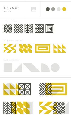 an image of some type of lines that are yellow and black, with different colors