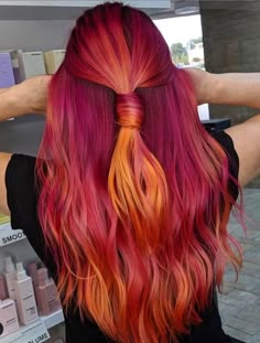 One Hair Color, Sunset Hair Color, Fantasy Hair Color, Hair Regrowth Shampoo, Pulp Riot Hair Color, Pulp Riot Hair, Cute Hair Colors