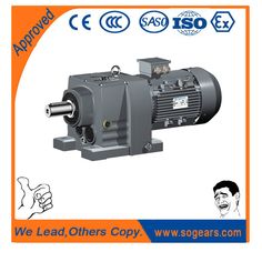 an electric motor is shown with the words we lead others copy on top of it