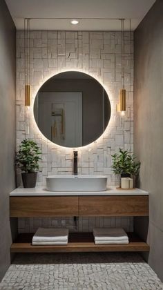 Small Bathroom Ideas Toilet And Sink, Modern Bathroom Design Half Bath, Half Bath Renovation Ideas, Modern Light Blue Bathroom, Very Small Full Bathroom Ideas, Quick Bathroom Makeover, Small Full Bathroom Ideas Color, Small Bathroom Sink Ideas, Modern Bathroom Design Latest Trends