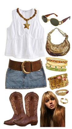 Cowgirl Outfit, Looks Country, Nashville Outfits, Cowgirl Outfits, Gameday Outfit, Country Outfits, Lookbook Outfits, Festival Outfit, Fashion Killa