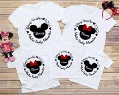 Custom 2022 Disney Vacation Family Matching T Shirt Custom Disney Shirts Vacation, Disney Family Vacation Shirts 2023, Disney World Shirts Family, Disney Family Outfits, Custom Disney Shirts, Disney Tee Shirts