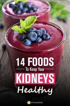 14 Foods To Keep Your Kidneys Healthy Kidney Healthy Foods, Healthy Kidney Diet, Colon Cleanse Recipe, Turmeric Water, Kidney Friendly Foods, Kidney Recipes, Turmeric Health, Healthy Kidneys, Kidney Diet