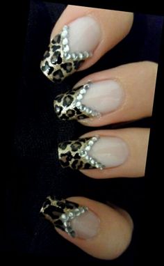 Animal Print Nails Art, Leopard Prints, Leopard Nails, Animal Nails, Really Cute Nails, Animal Print Nails, Manicure Y Pedicure, Unique Nails, Beautiful Nail Art