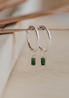 silver hoop earring with gemstones Hoops With Charms, Adornment Jewelry, Everyday Wear Jewelry, Hoop Charms, Square Earrings, Jewelry Cleaner, Jewelry Inspo, Silver Hoops, Silver Hoop Earrings