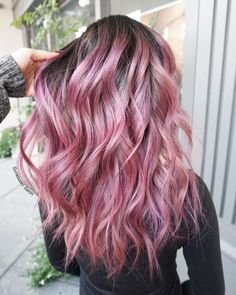 Pink Balayage Hair, Gray Hair Ideas, Pink Balayage, My Hairstyle, Hairstyles Color, Coloured Hair, Hair Appointment, Hair Color Pink, Salon Hair