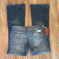 Reposhing This Item I Purchased From @Madesa3. Loved It, But Ready To Rotate For Something New. Questions? Leave A Comment Below! Pocket Jeans, 7 For All Mankind, Flare Jeans, Wide Leg, Women Jeans, Outfit Inspo, Women Shopping, Clothes, Color