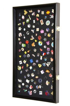 a black frame with many different buttons on it