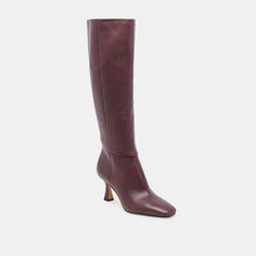 GYRA BOOTS WINE LEATHER – Dolce Vita Burgundy Leather Boots, Dolce Vita Boot, Wine Boots, Abroad Outfits, Leather Boots Outfit, Dolce Vita Boots, Brown Knee High Boots, Winter Heels, Shoe Wishlist