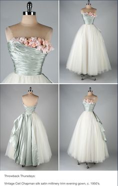 40s Fashion 1940s Style Evening Gowns, 1950s Fashion Evening Dresses, Ceil Chapman 1950s, 1940s Gowns Evening Dresses, 1950 Evening Gowns, 1960s Ball Gown, 50s Evening Dress, Ceil Chapman Dress, 1950s Glamour Dress