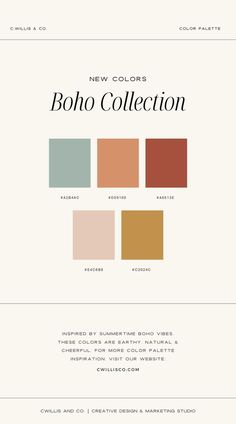 the new color scheme for bono collection