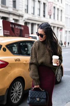 Burgundy Skirt Outfit, Burgundy Sweater Outfit, Sweater Midi Skirt, Knitted Midi Skirt, Socks Outfit, Wendy's Lookbook, Burgundy Outfit, Burgundy Skirt, Winter To Spring