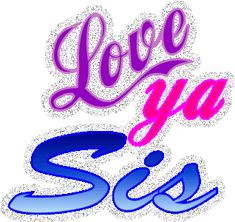 the word love you so is written in blue and pink